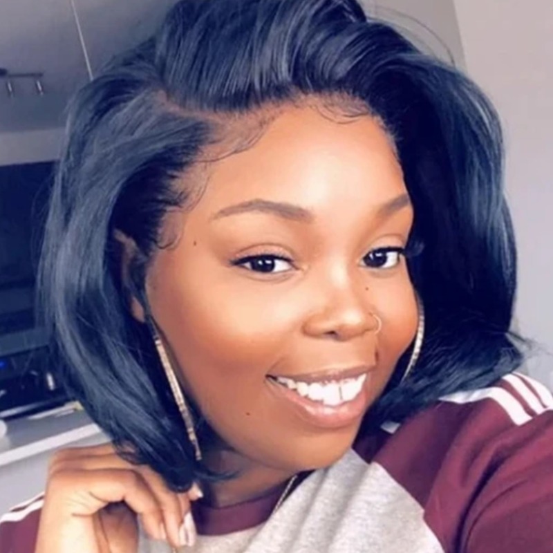 

Lovely Leisure Bobo Black Wigs