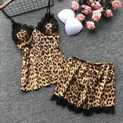 lovely Sexy Leopard Print Sleepwear