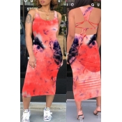 Lovely Stylish Tie-dye Multicolor Ankle Length Dre