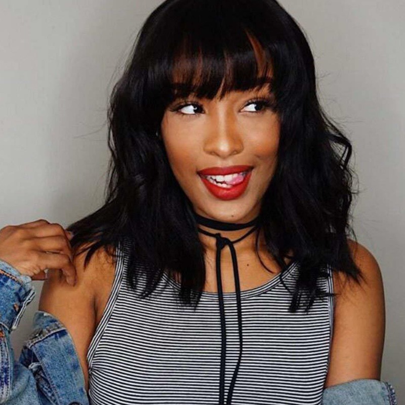 

lovely Stylish Bobo Black Wigs