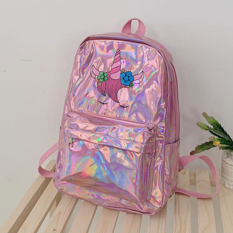 

lovely Casual Print Rose Red Backpack