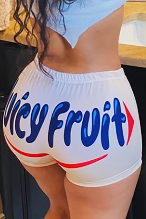 LW Letter Print Zipper Design Jumpsuit