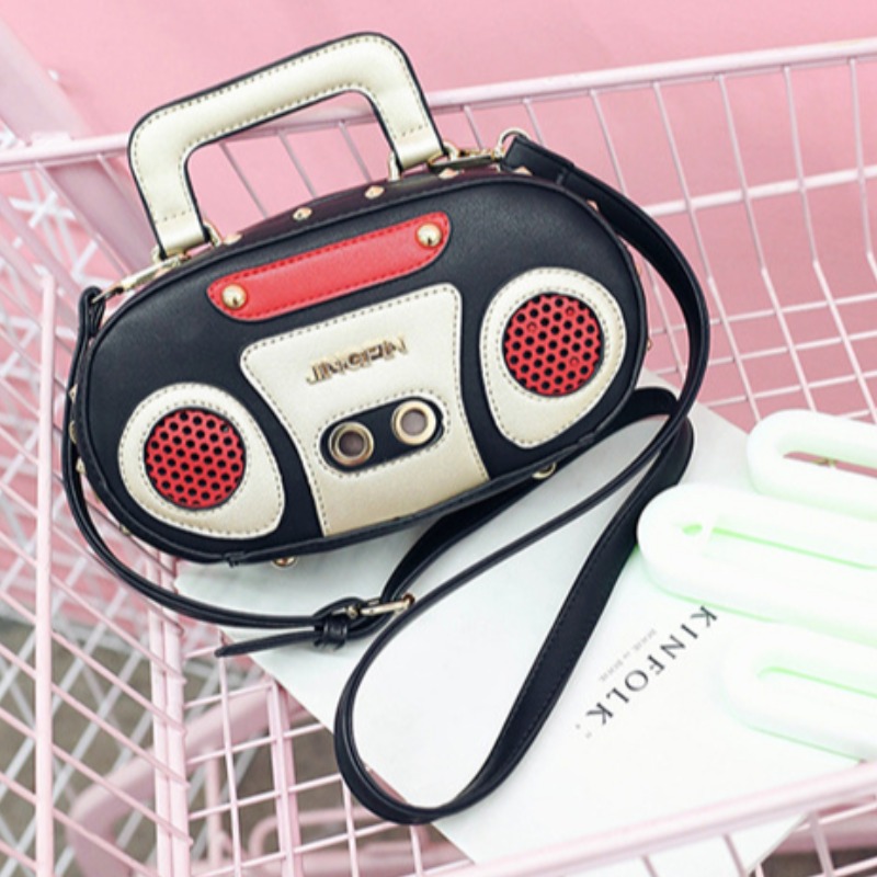

lovely Chic Radio Black Crossbody Bag