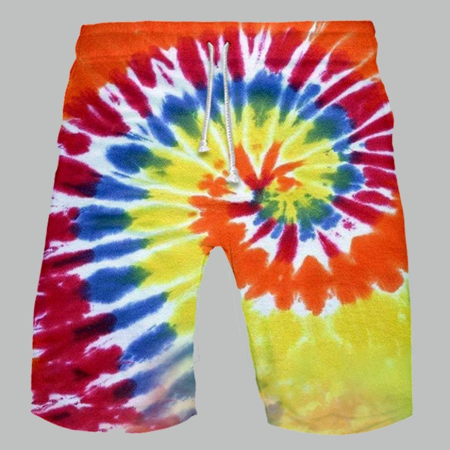 

Lovely Bohemian Tie-dye Jacinth Shorts