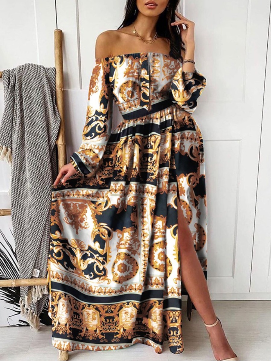 versace maxi dress