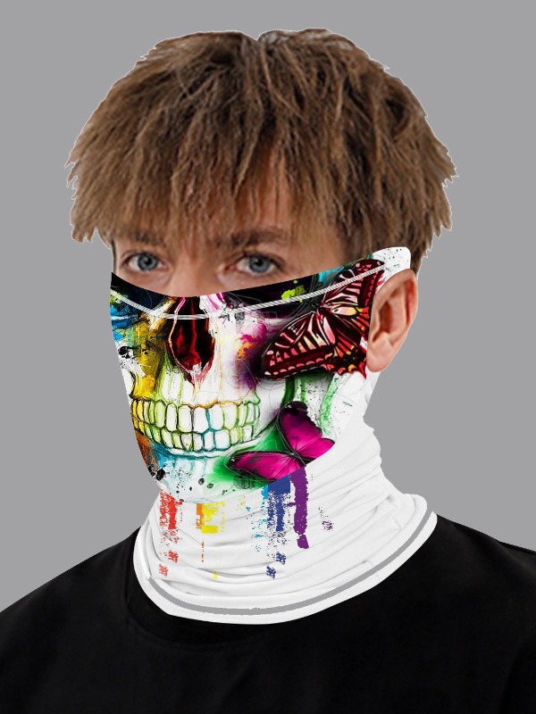 

lovely Print Multicolor Face Mask, Multi