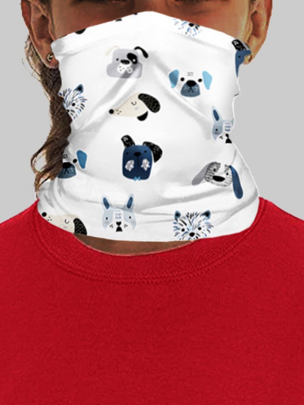 

lovely Cartoon Print Creamy White Girl Face Mask, Milk white