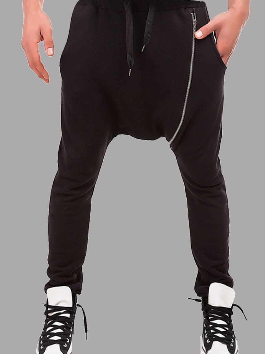 

Men lovely Sportswear Drawstring Black Pants