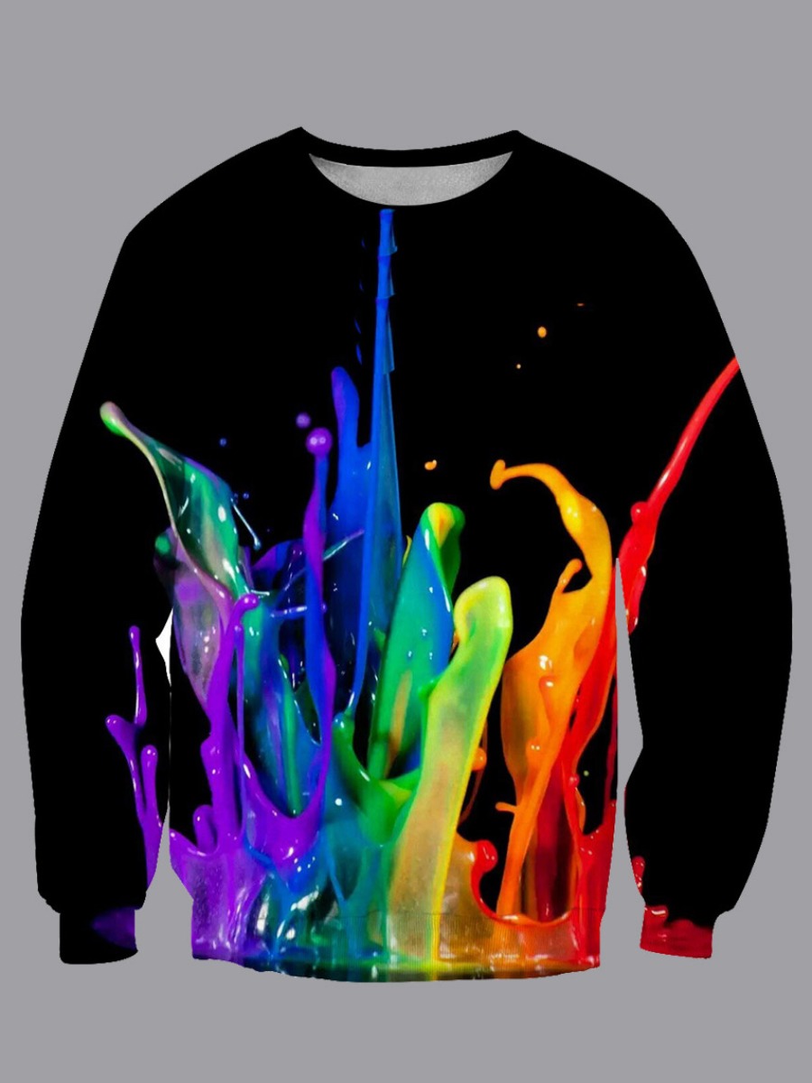 

Men lovely Sportswear O Neck Print Multicolor T-shirt, Multi