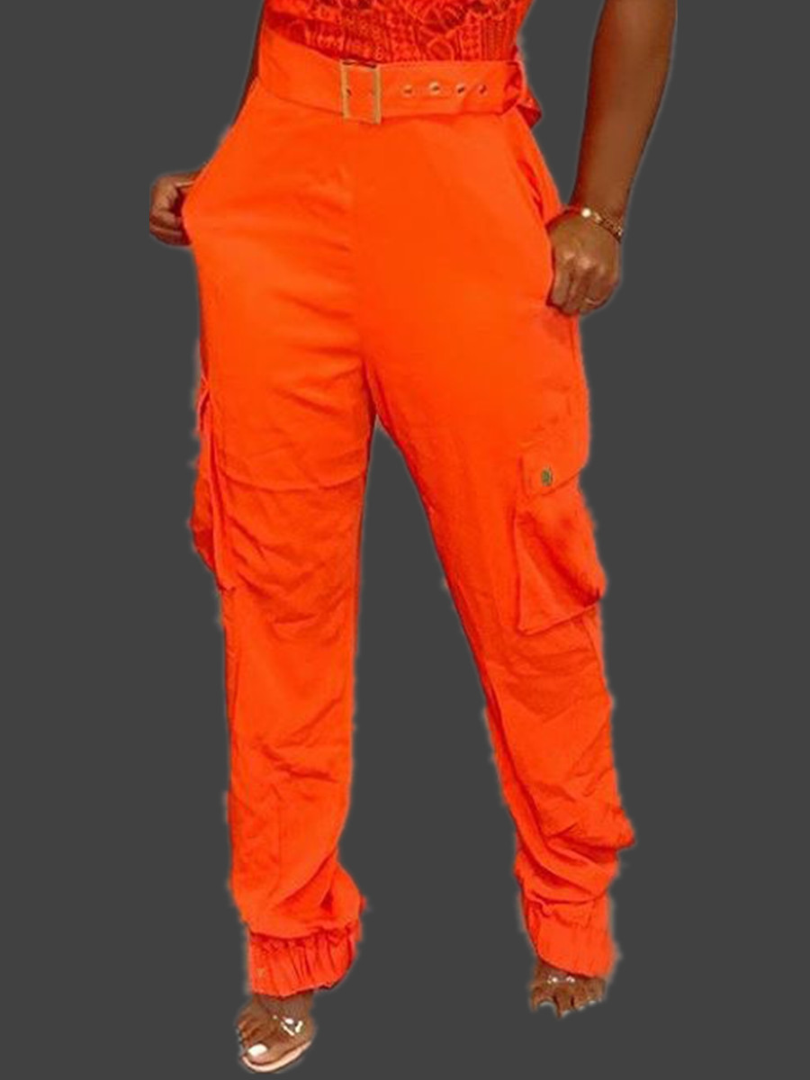 

lovely Trendy Pocket Patched Croci Pants