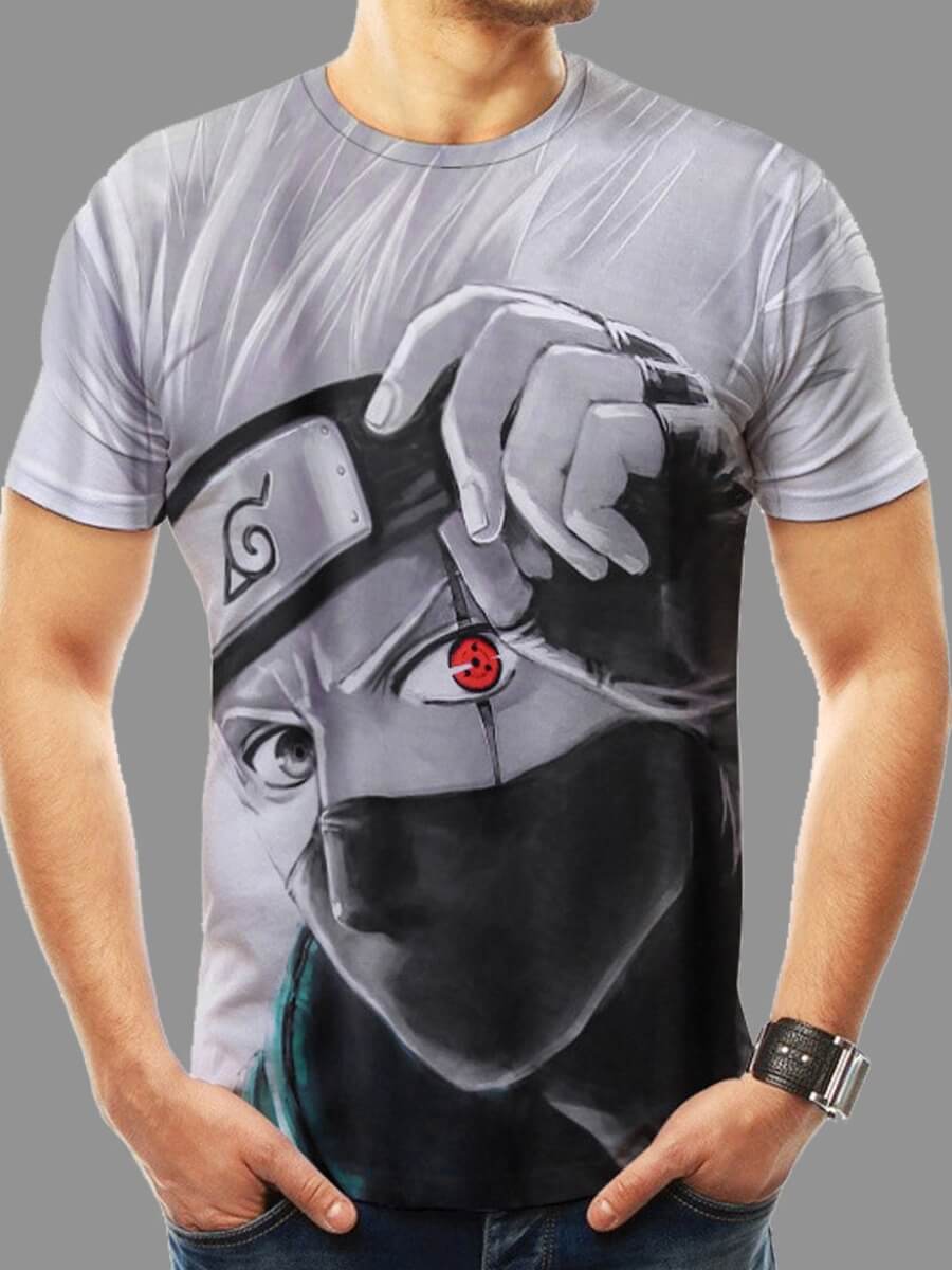 

Men lovely Street O Neck Print White T-shirt