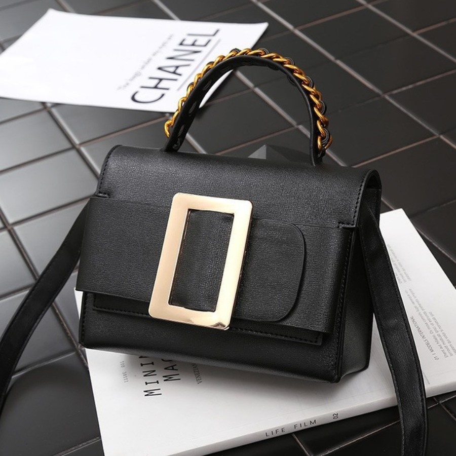 

lovely Trendy Basic Black Crossbody Bag