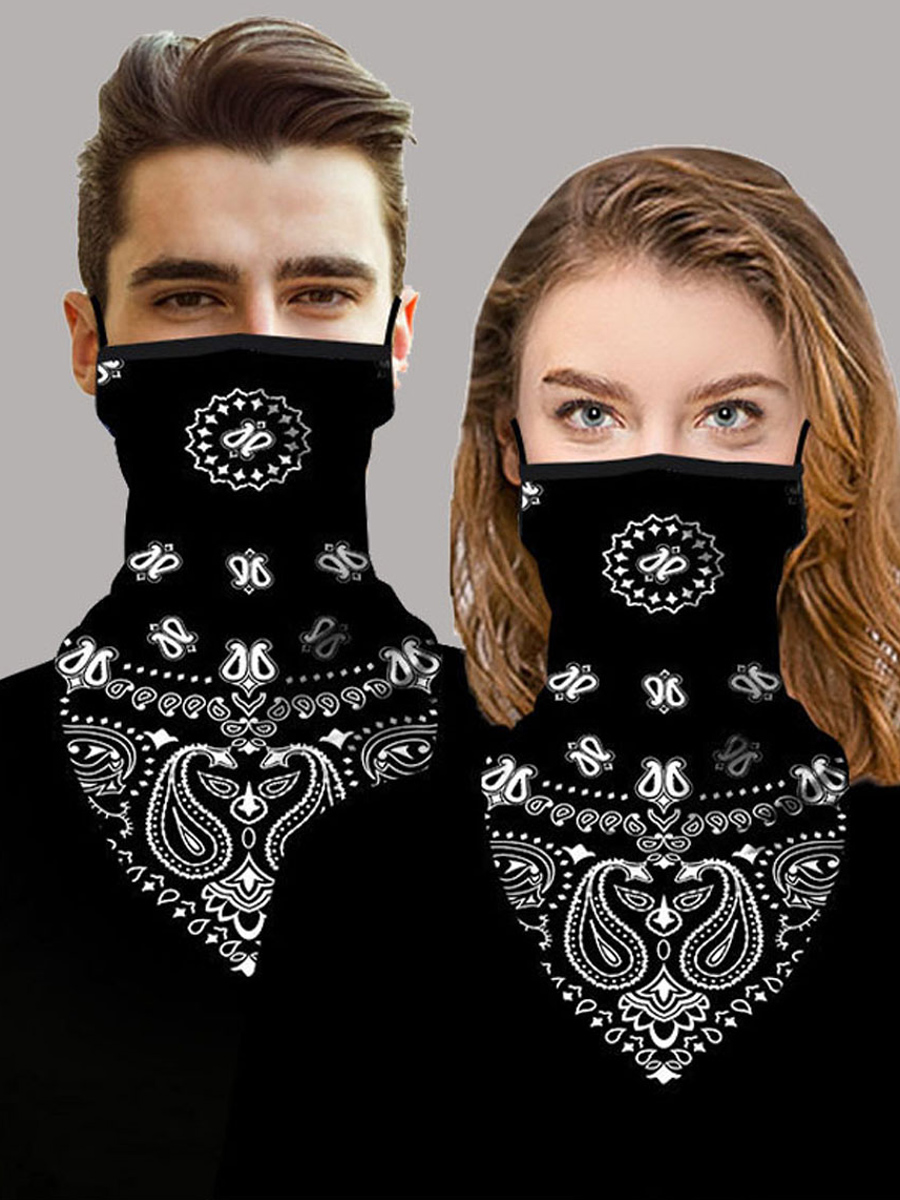 

lovely Print Black Men Face Mask