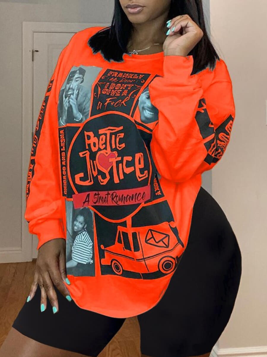 

LW Casual O Neck Print Jacinth Two Piece Shorts Set