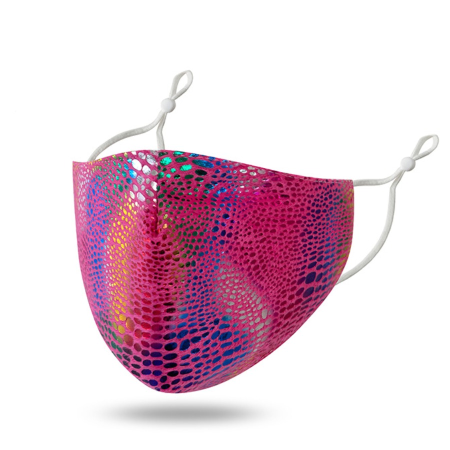 

lovely Sequined Rose Red Face Mask