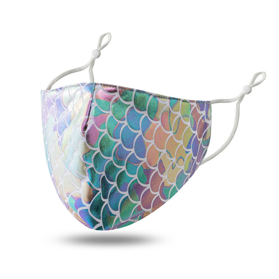 

lovely Print Multicolor Face Mask, Multi