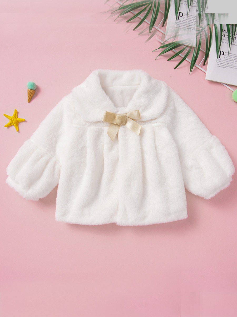 

lovely Casual Turndown Collar Fold Design White Girl Parka