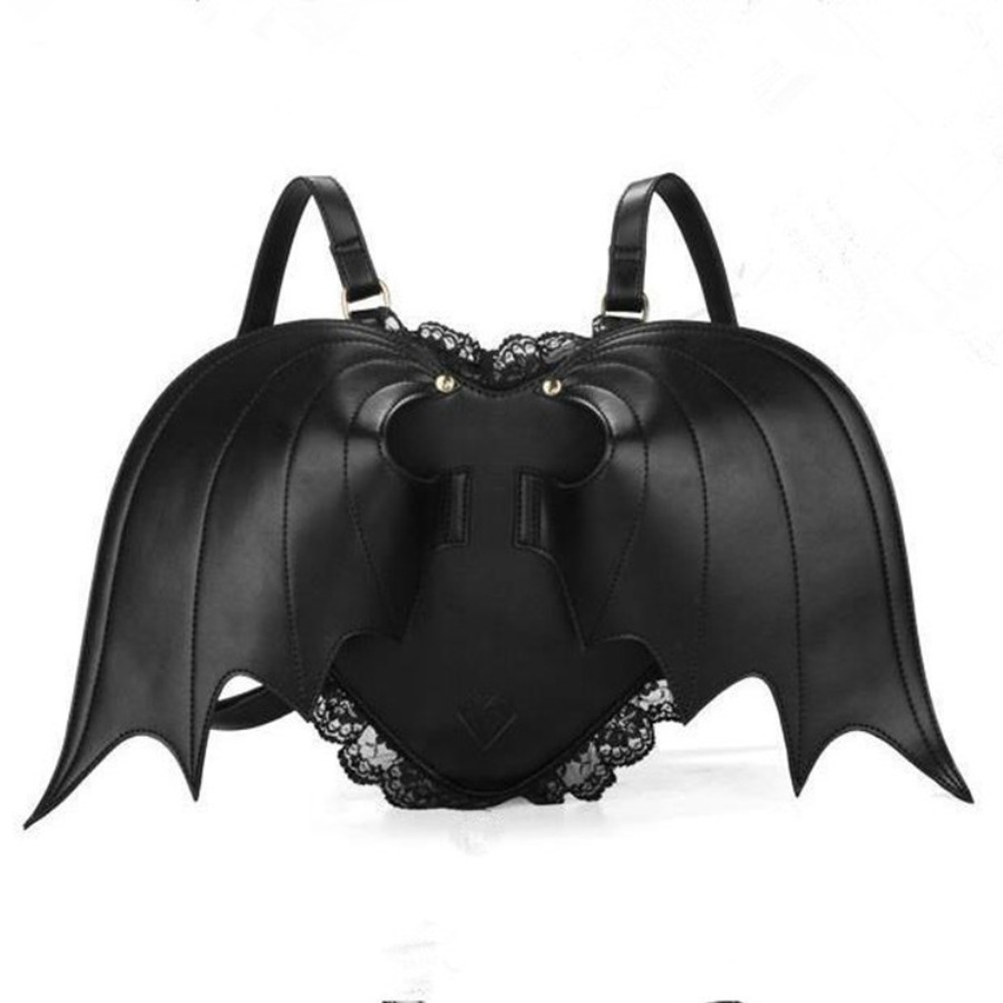 

lovely Chic Bat Black Backpack