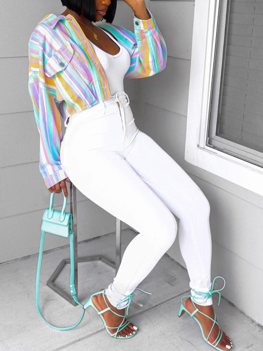

lovely Trendy Basic Skinny White Jeans
