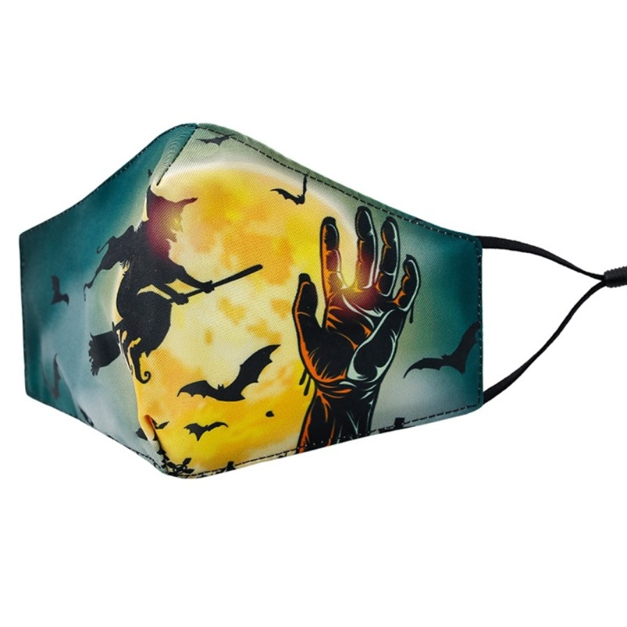 

lovely Print Yellow Face Mask