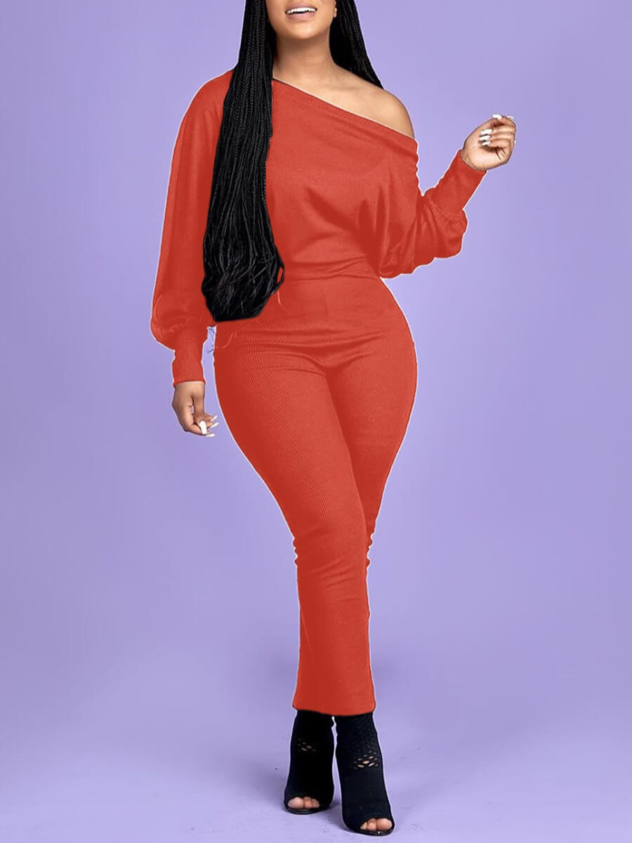Lovely Leisure Basic Red One-piece Jumpsuit