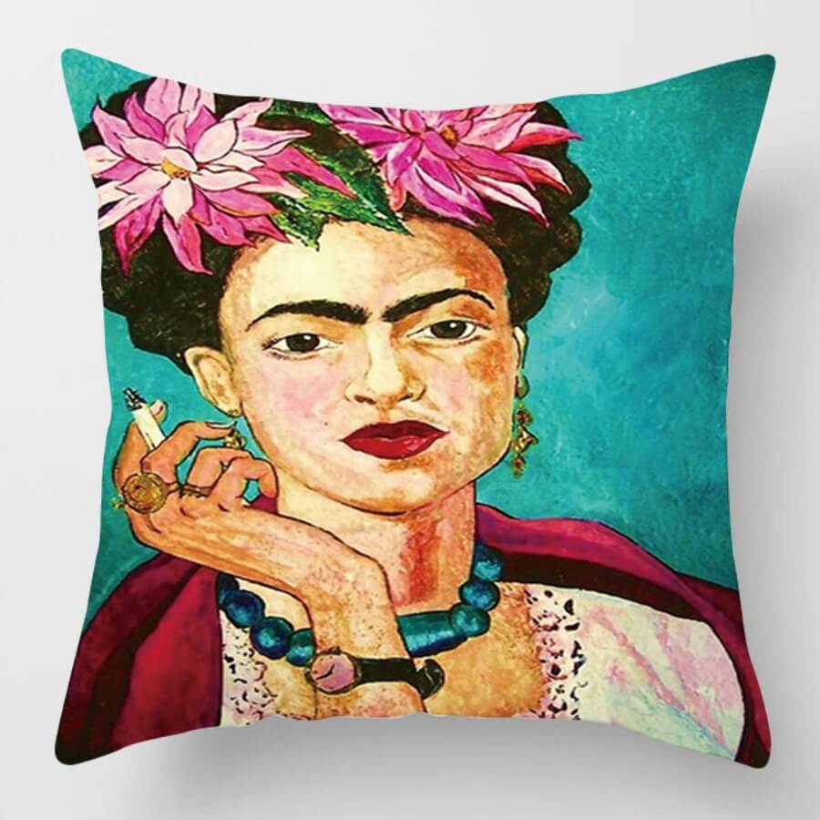 lovely Chic Print Multicolor Decorative Pillow Case
