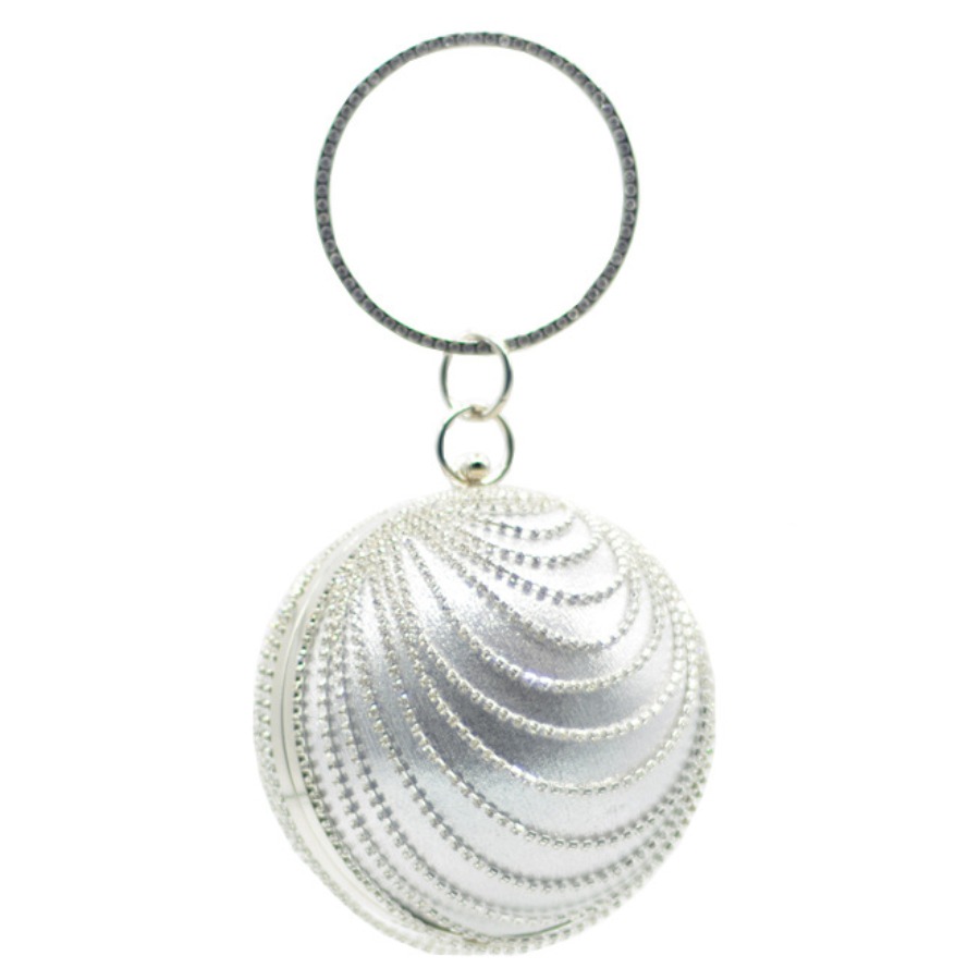 lovely Stylish Tassel Design Silver Crossbody Bag