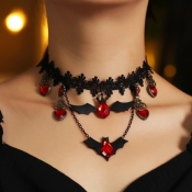 lovely Stylish Bat Black Necklace