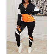 LW Sportswear Dropped Shoulder Sleeve Patchwork Pi