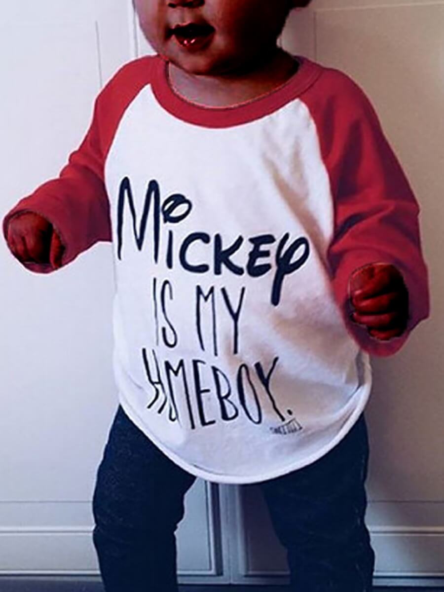

Lovely Leisure O Neck Letter Print Patchwork Red Girl Hoodie