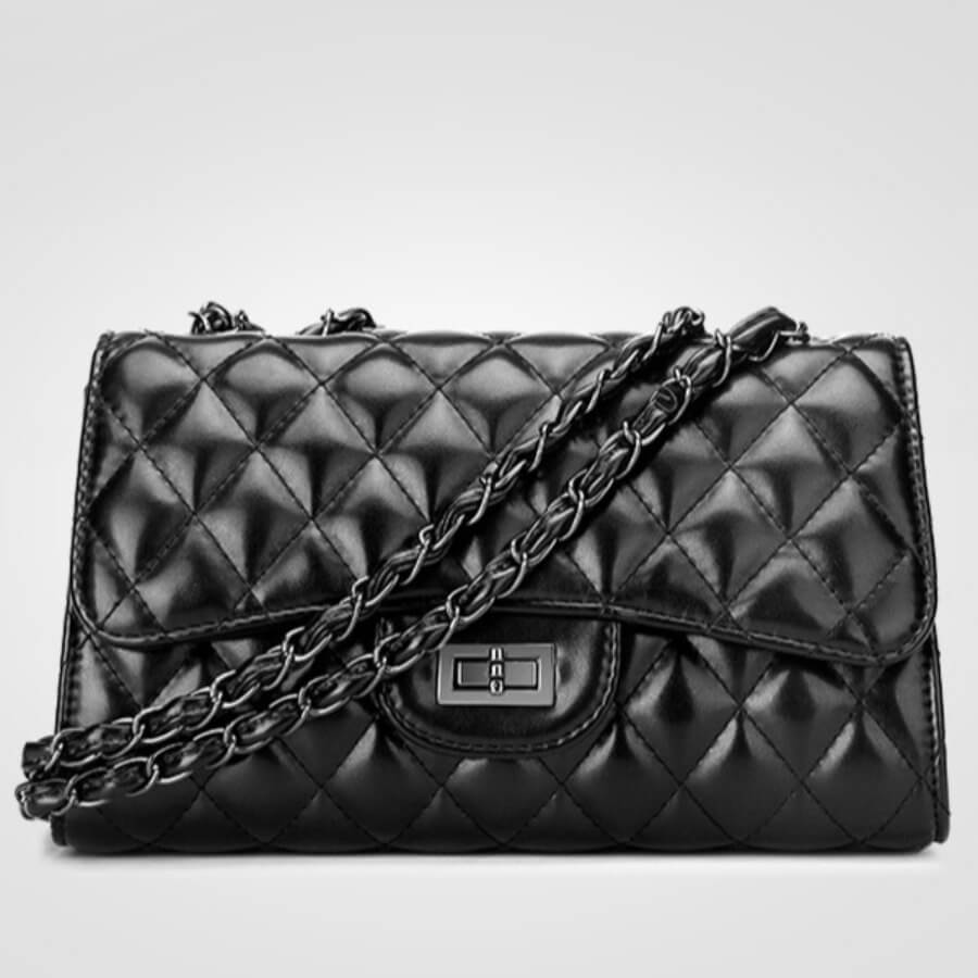 Lovelywholesale coupon: LW Casual Chain Strap Black Crossbody Bags