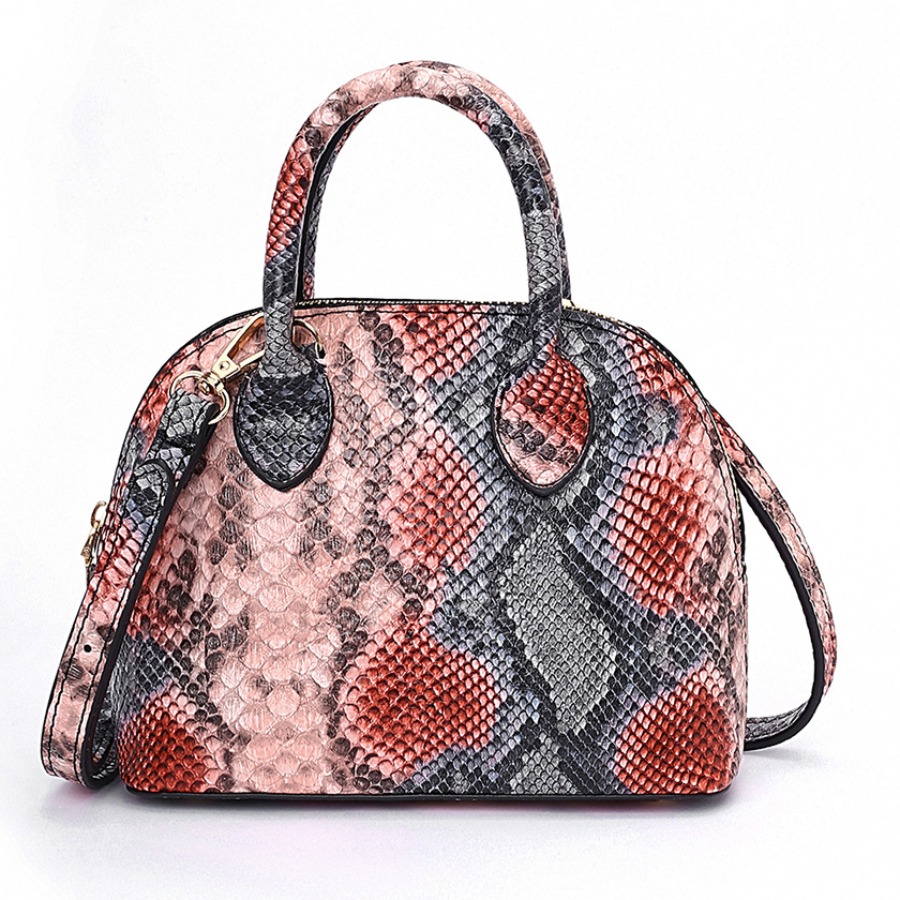 

lovely Trendy Snakeskin Print Red Crossbody Bag