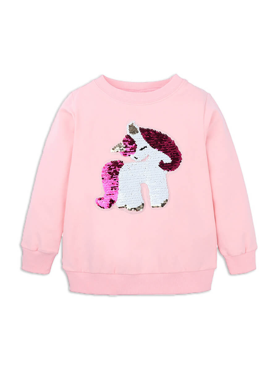 

Lovely Casual O Neck Cartoon Pink Girl Hoodie