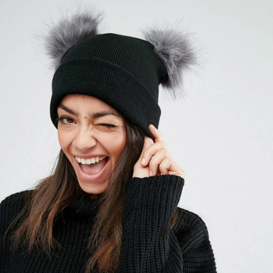 

Lovely Casual Patchwork Black Hat