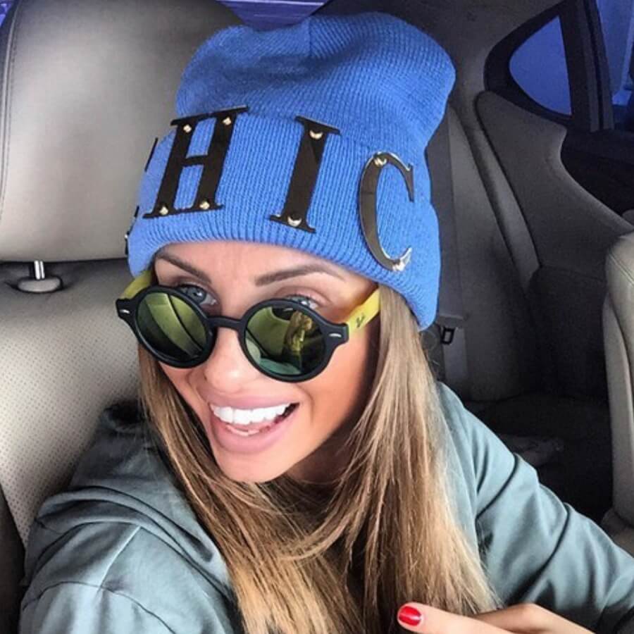 

Lovely Casual Letter Blue Hat