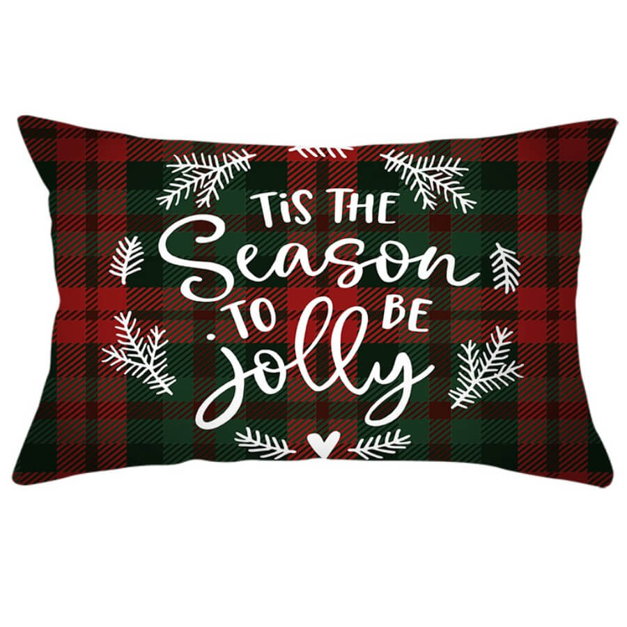 

Lovely Chic Print Red Decorative Pillow Case