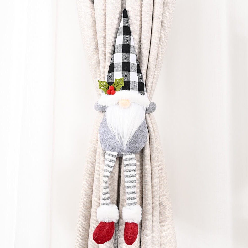 

Lovely Christmas Day Cartoon Grey Decorative Curtain Buckle