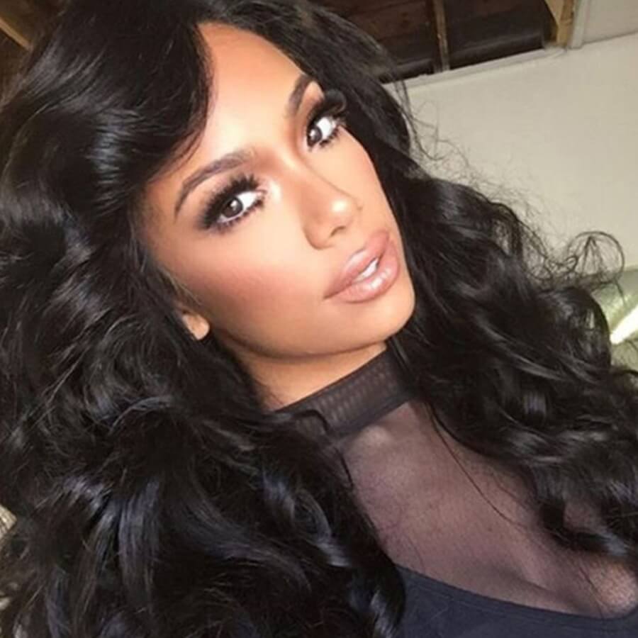 

Lovely Trendy Long Curly Black Wigs