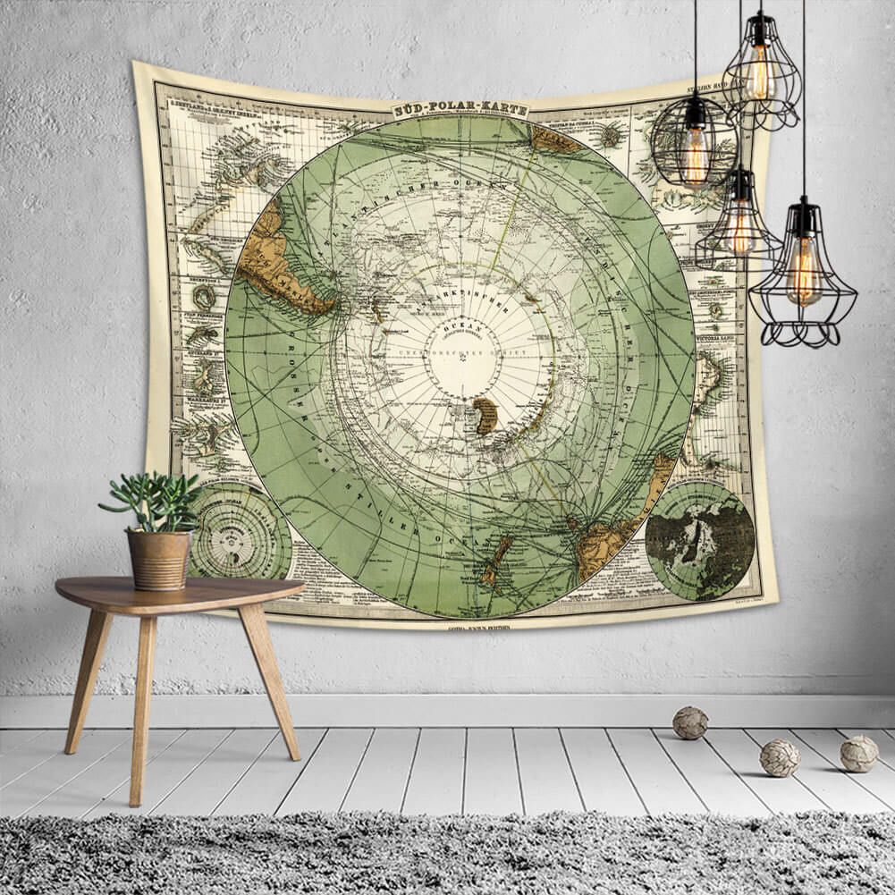 

Lovely Chic Print Green Decorative Wall Cloth