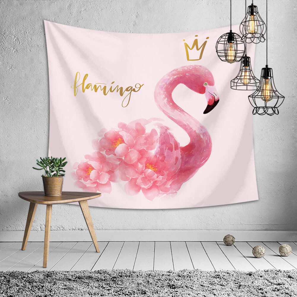 

Lovely Stylish Print Pink Decorative Wall Cloth