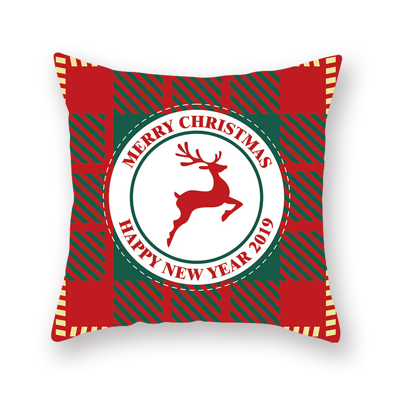 

Lovely Stylish Print Red Decorative Pillow Case