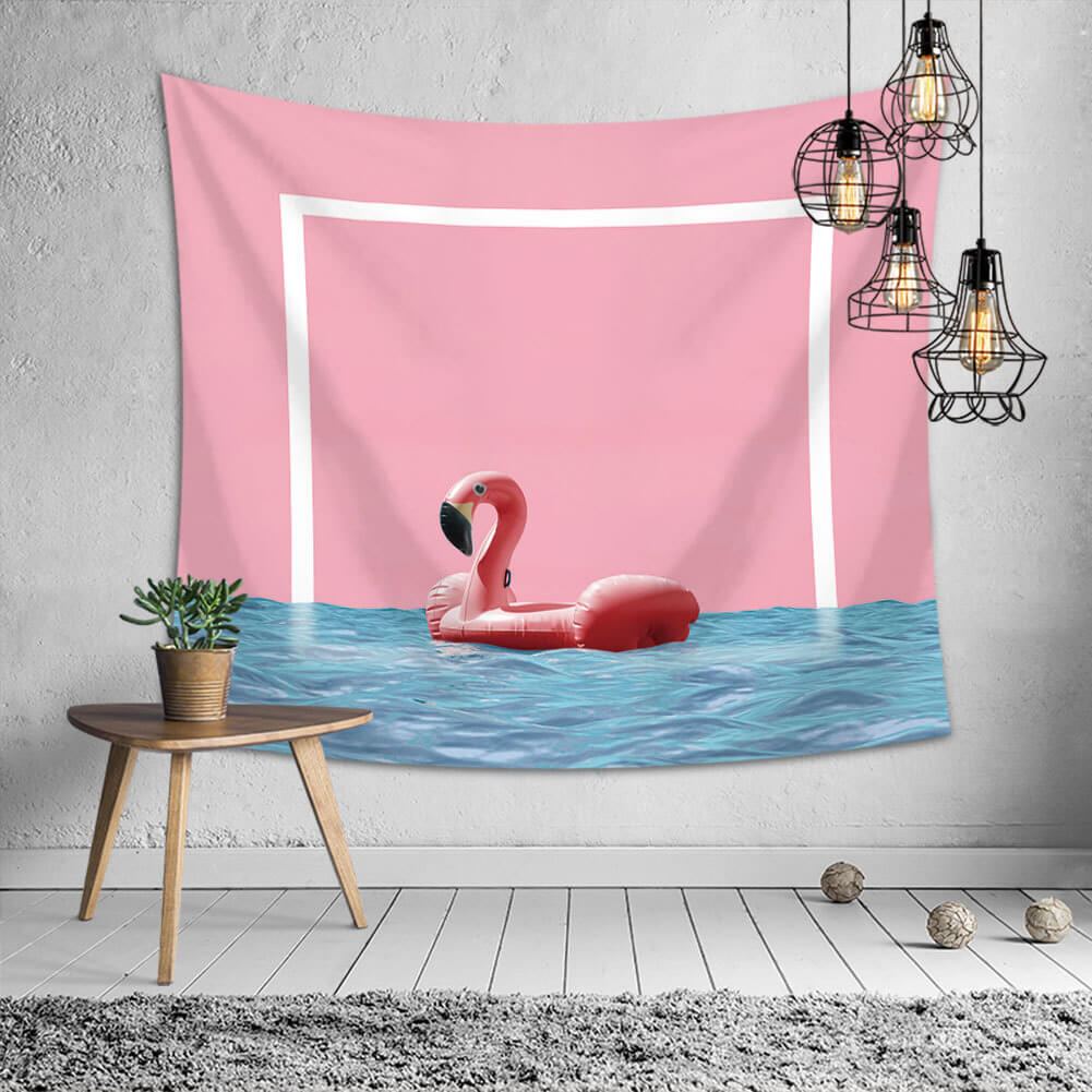 

Lovely Chic Cartoon Print Pink Decorative Wall Cloth
