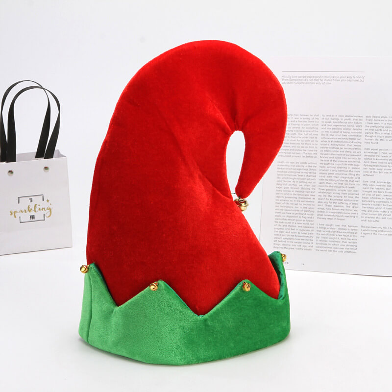

Lovely Christmas Patchwork Red Hat