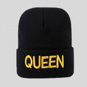 Lovely Casual Letter Black Hat