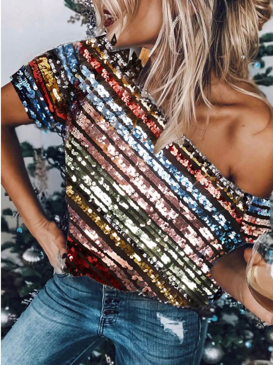 

Lovely Striped Multicolor Blouse, Multi