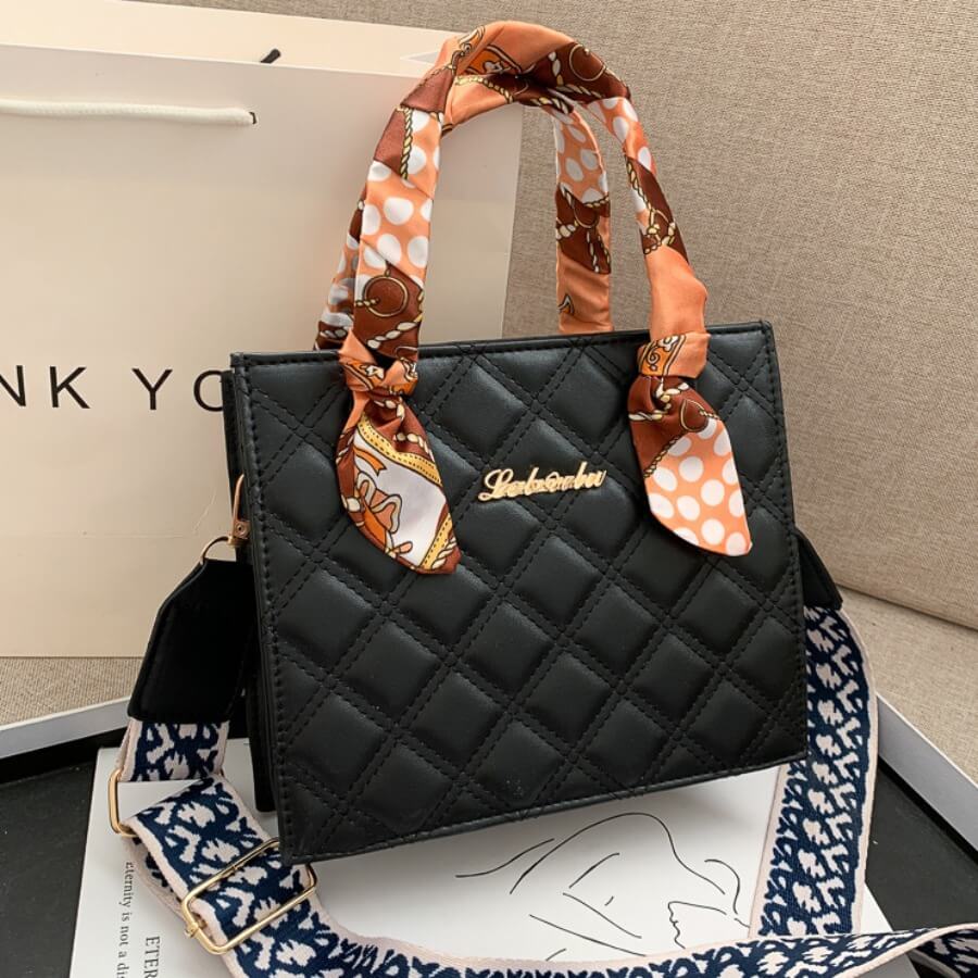 

Lovely Trendy Letter Black Crossbody Bag
