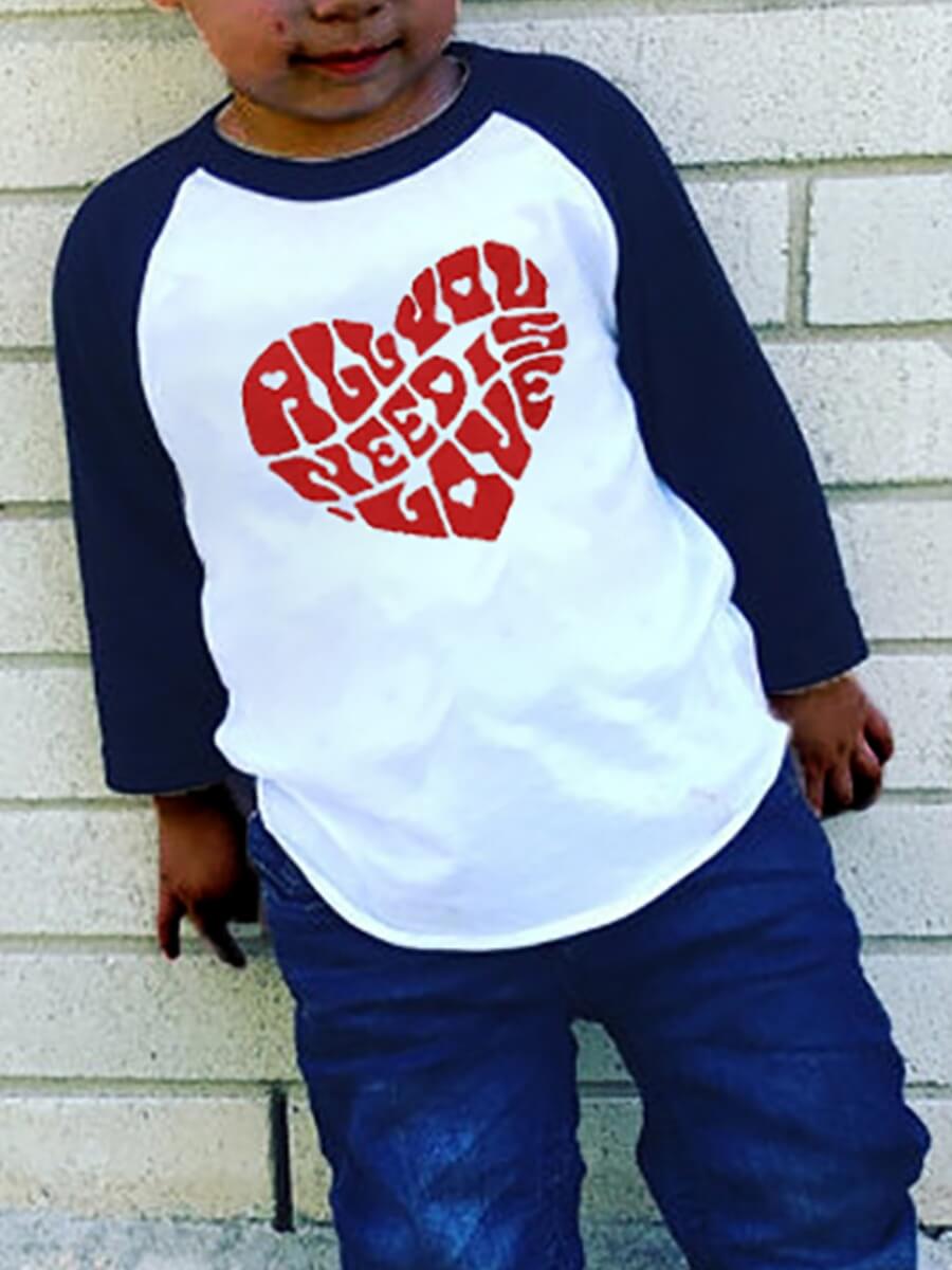 

Lovely Casual Letter Print Patchwork Black Boy T-shirt