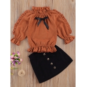 Lovely Girl Sweet Turtleneck Stringy Selvedge Blac