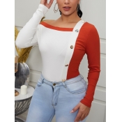 Lovely Street V Neck Buttons Design Croci Sweater