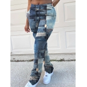 LW Mixed Print Drawstring Skinny Pants